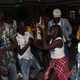 A group parties during a Sunday afternoon at a club in Juba, South Sudan.